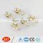 high quality light gold autolock thumb puller metal zipper slider