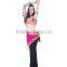 Sexy Tribal Belly Dance Performance Costumes Blue Color with Bra Size 34 / 36 / 38B