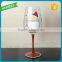 Merry Christmas Handpainted Glass Goblet Cups Lead Free Crystal Glass Candle Holder White Beard Santa Claus Glass Candle Holder