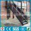 outdoor iron stairs wooden stair treads antique staircase