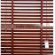 walnut color sliding door wooden shutters