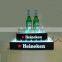 Elegent LED Light Acrylic Wine Display Rack