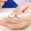 Factory Supply Hot Selling White Shell Gold Earrings Samples
