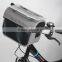 Wholesale High Quality waterproof bicycle travel handlebar bag with high density fabric travel bag with map display