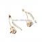 Simple Fashion Hot Sale Exquisite Elegant rose earring, ladies earrings designs pictures, gold plated earring
