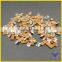 AAA grade hot selling artificial square shae point back gold bottom crystal stone for wedding decoration