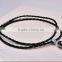 single black tahitian baroque pearl with leather bracelets
