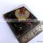Quality Big Orgonite Black Tourmaline Pyramid With Flower Of Life Symbol With Crystal Point | Healing Pyramid