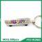 China Supplier trendy gift digital printing metal skateboard keychain