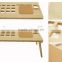 natural Solid bamboo durable and portable folding laptop desk overbed tray