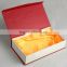 Available folding paper box with a magnet on the both sides of openging for top-end necklace