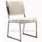L859 Modern Marble Dining Room Table with Stainless Steel Legs