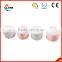 Wholesale custome size white pp empty double layer cream lotion jar container with inner cap,white hand face cream jar