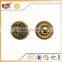 brass clamp buckle metal garment button for garment