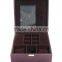 Luxury foldable leather gift box for jewerly / jewelry case