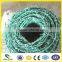 CE electro galvanized pvc coated stainless steel barbed wire coil in stock