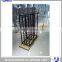 flat pack durable wave metal wholesale wine rack for promotion