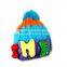 Wholesale Custom Colorful Acrylic Printing Crochet Kids Winter Hat