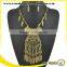 long leaf italian 18k gold plated jewelry set, set jewelry                        
                                                Quality Choice