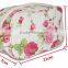 Flower Printed Hanging Waterproof Beautiful Canvas Cosmetic Bag