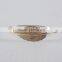 Wholesale DIY Circle Leaf Shape Copper Bracelets Bangles