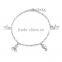 Summer Style Girls Beach Silver Octopus Seahorse And Starfish Charm Anklets