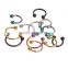 100 PCS Color Plated Barbell Circular Horseshoe Ring Gauges 18G/16G/14G Inside Diameter Various From 6/8/10/12mm.
