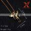 Hip Hop Jewelry Stainless Steel Micro LittleI Angel 3D GOLD Charms Pendants Supplier's Choice