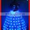 Women led costume ,full color custom led shirts,stage show singer luminous dress