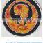 Customized professional embroideri patch stick on for leather jackets