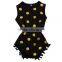 knitted baby jumpsuit black yellow spot rompers baby girls rompers jumpsuits