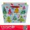 Varnishing Christmas Holiday Gift Bag with Red satin Ribbon Ppaer gift bag set