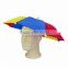 Promotional Custom Print China Factory Light Head Cap Umbrella sun hat head umbrella                        
                                                Quality Choice
