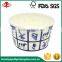 FDA Standard Disposable Single Wall Paper Cup for Ice Cream