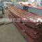 Plain color coated corrugated galvanized steel roofing sheet