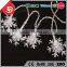 TZFEITIAN holiday decoration snowflake string lights led cool white color