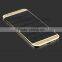 for iPhone 6s Plus 24kt gold plated housing back cover replacement leather