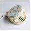 cotton linen Coin Purse / Jewelry Box / Earphone Case