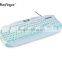 Factory Advanced white LED backlit USB Wired game keyboard