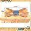 Business and Casual Style Carved Pattern Wooden Bowties