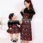 New arrival fashional red and green family clothing set
