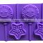 20*10*1cm sun star shapes silicone lollipop molds chocolate candy baking tools cake decorations accessories