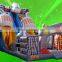 2016 New design China robot giant inflatable slide