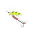 30Pcs Assorted Mixed Color Fishing Lures Metal Spinner Spoon Sequins Hook Hard Bait Tackle