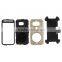 Snap on PC + TPU Hybrid Cover for Samsung Galaxy S6 G9200 with T Shape Kickstand & Belt Clip