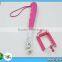 Fashional cable take pole monopod, wired monopod selfie stick headphone cable control