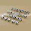 christmas gift 925 sterling silver english letter pendent&charm square shape with big hole