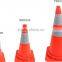 Factory supply Flexible Orange PVC Traffic Cone