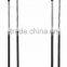 Double Bar Expandable Chrome Garment Rack Clothes Hanging Stand