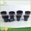 soft black flower nursery pot